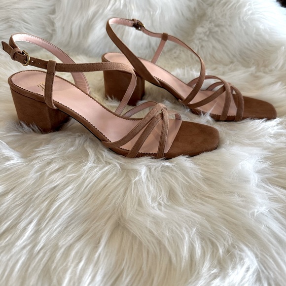 NWB J. Crew Odette Strappy Sandals - Carmel - Picture 3 of 12